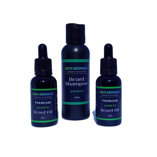 Earth Grounders Peppermint & Rosemary Beard Kit – The Ultimate Grooming Collection