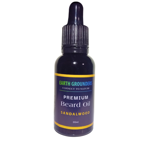 Earth Grounders Sandalwood Beard Oil – Classic Conditioning