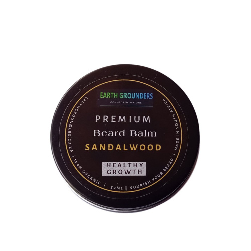 Earth Grounders Sandalwood Beard Balm – Sculpt & Tame