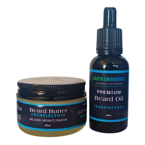 Earth Grounders Frankincense Beard Duo – Deep Conditioning Set