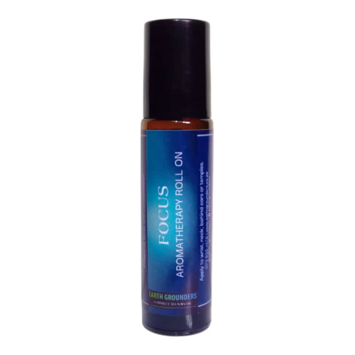 Earth Grounders Focus Aromatherapy Roll-On – Concentration & Drive